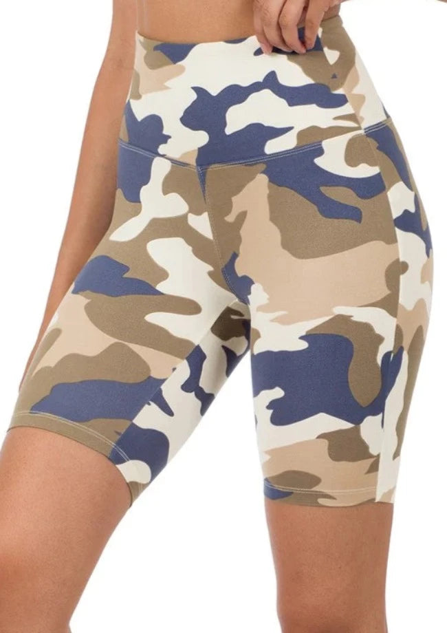 Camo Ready Biker Shorts