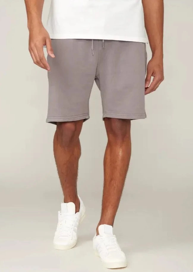 Off Set Men's Gray and White Shorts Set