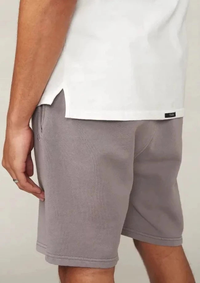 Off Set Men's Gray and White Shorts Set