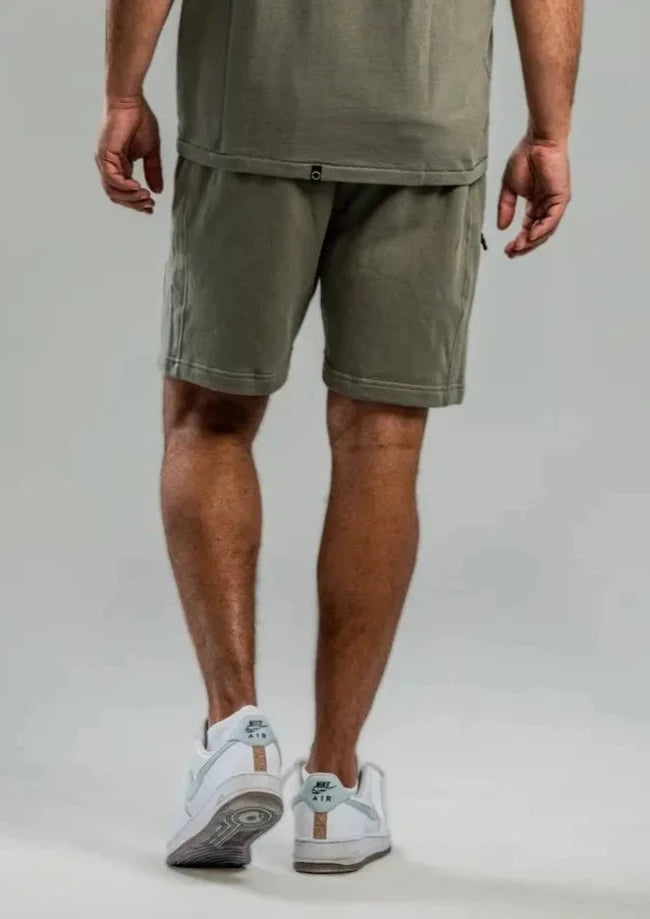 Men's Khaki Shorts Set